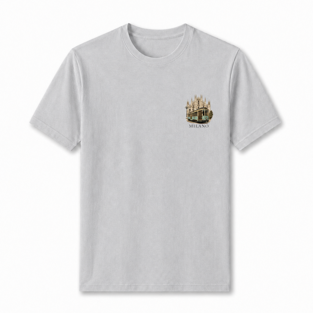 Men Printed T-Shirt  - Gray Milano
