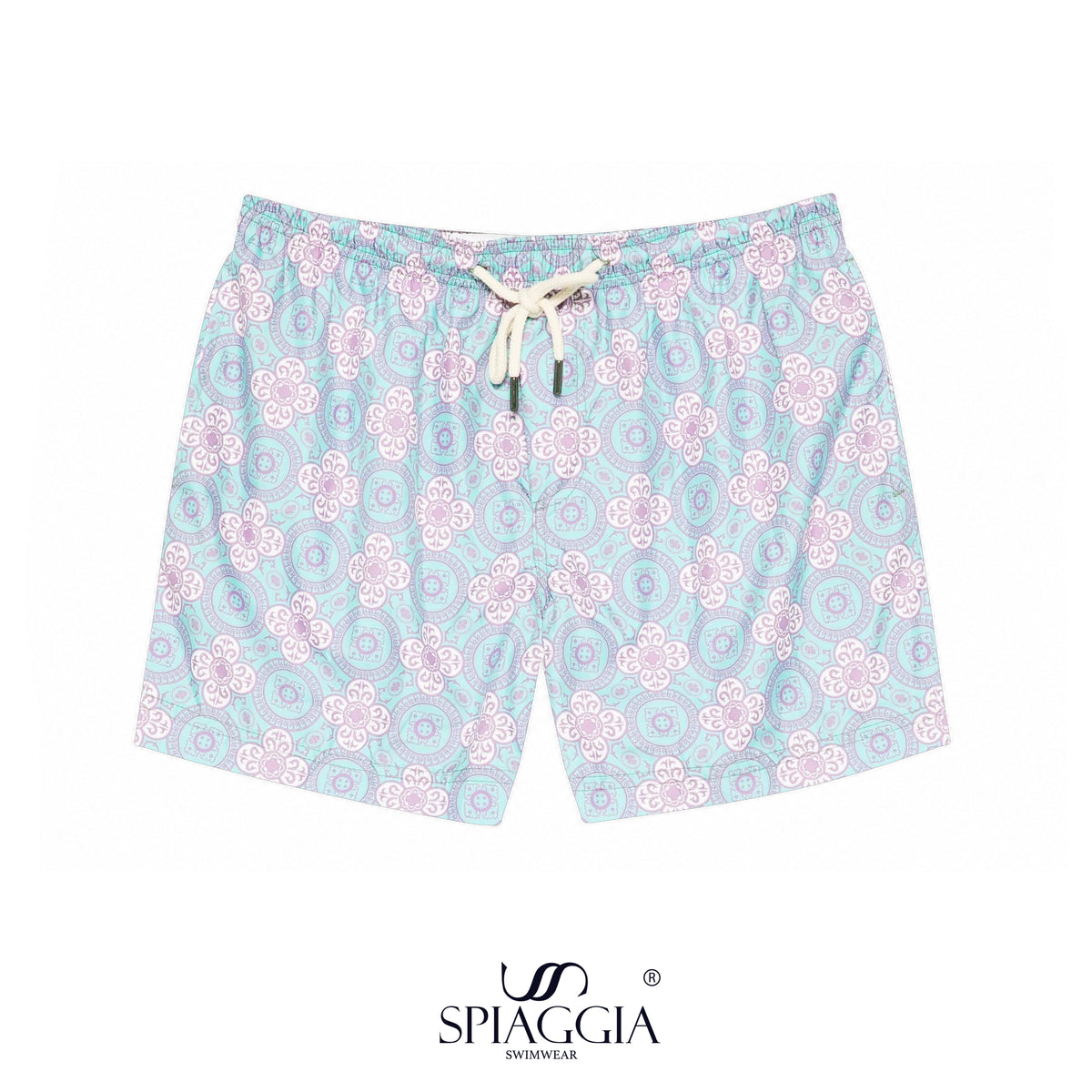 SS26 Men Swim Short - Pastel Pattern — Laguna